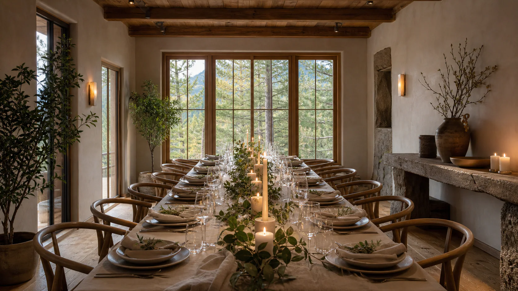 Seasonal dining room table
